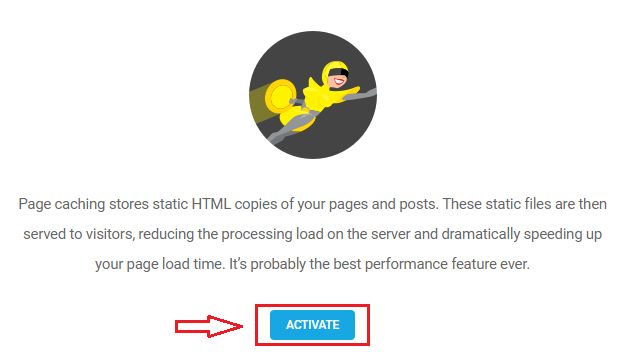 activate page caching