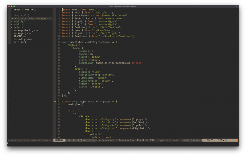 set editor for vim osx