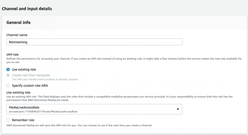 Multistreaming using AWS MediaLive to Youtube, Twitch, and more